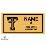 Trenton High School Softball 2026 Championship Black Window Ring Box
