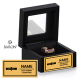Tribe Cheer Renegade 2026 Championship Black Window Ring Box