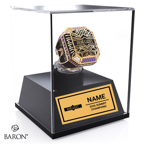 Tribe Cheer Renegade 2026 Championship Display Case