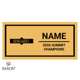 Tribe Cheer Renegade 2026 Championship Black Standard Window Ring Box