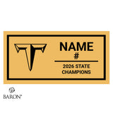 Tuscarora High School Softball 2026 Championship Black Standard Window Ring Box