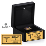 Tuscarora High School Softball 2026 Championship Black LED Ring Box