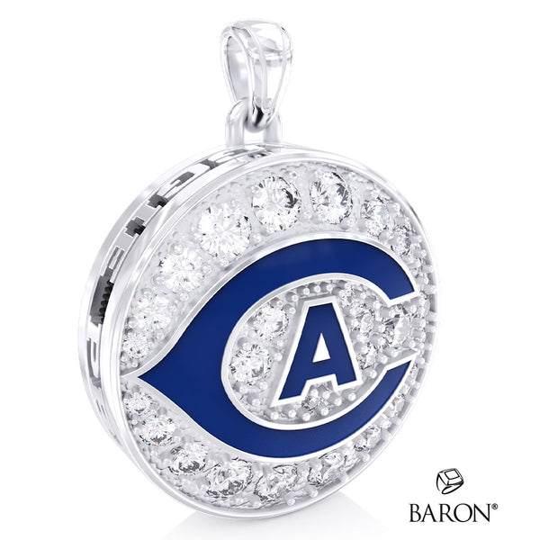UC Davis Aggies Legacy Ring Top Pendant - Design 1.10