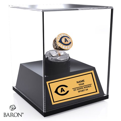 UC Davis Aggies Legacy Display Case