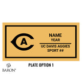 UC Davis Aggies Legacy Black LED Ring Box