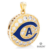 UC Davis Aggies Legacy Ring Top Pendant - Design 1.9