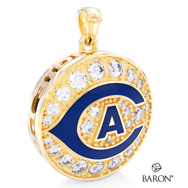 UC Davis Aggies Legacy Ring Top Pendant - Design 1.9