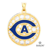 UC Davis Aggies Legacy Ring Top Pendant - Design 1.9