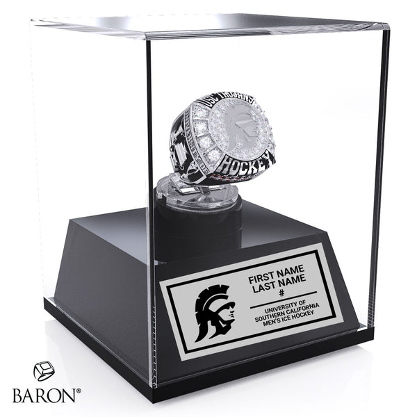 USC Trojans Centennial Ring Display Case