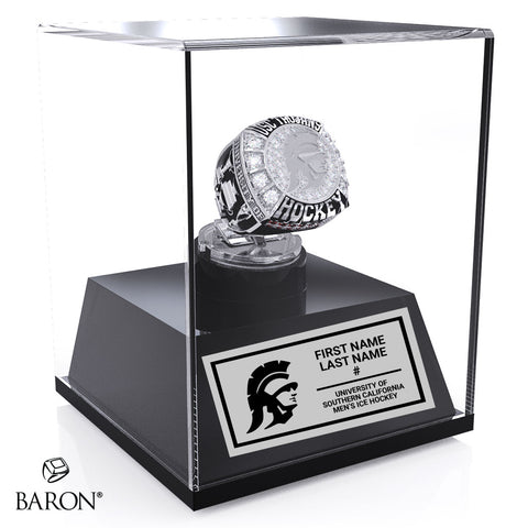 USC Trojans Centennial Ring Display Case