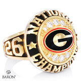 University of Georgia Women's Lacrosse 2026 Championship Ring - Design 1.4