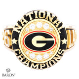 University of Georgia Women's Lacrosse 2026 Championship Ring - Design 1.4