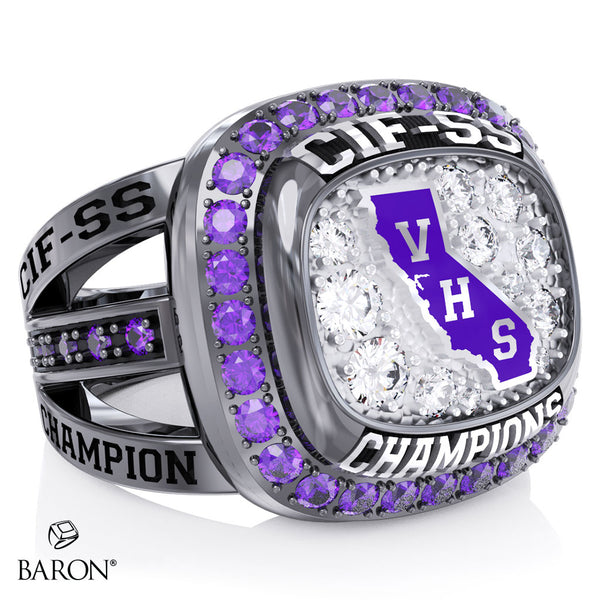 Valencia High School Cheer 2026 Championship Ring - Design 3.2