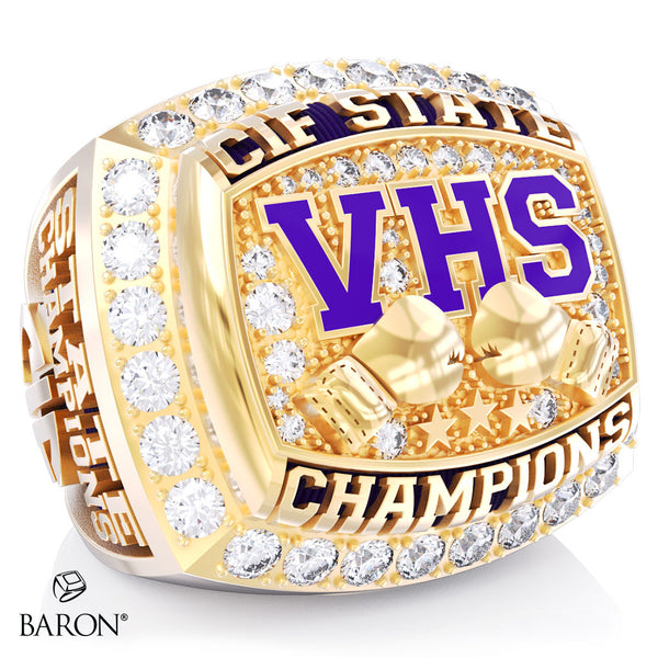 Valencia High School Cheer 2026 Championship Ring - Design 4.2