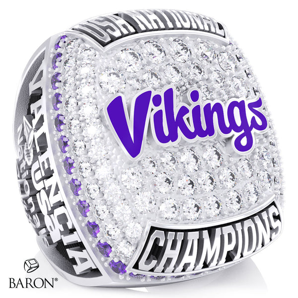 Valencia High School Cheer 2026 Championship Ring - Design 5.3