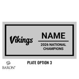 Valencia High School Cheer 2026 Championship Black Window Ring Box