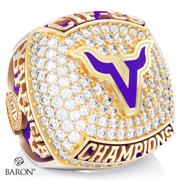 Valencia High School Girls Tennis 2025 Championship Ring - Design 3.2