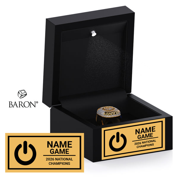 Valhallan Esports Training 2026 Championship Black LED Ring Box