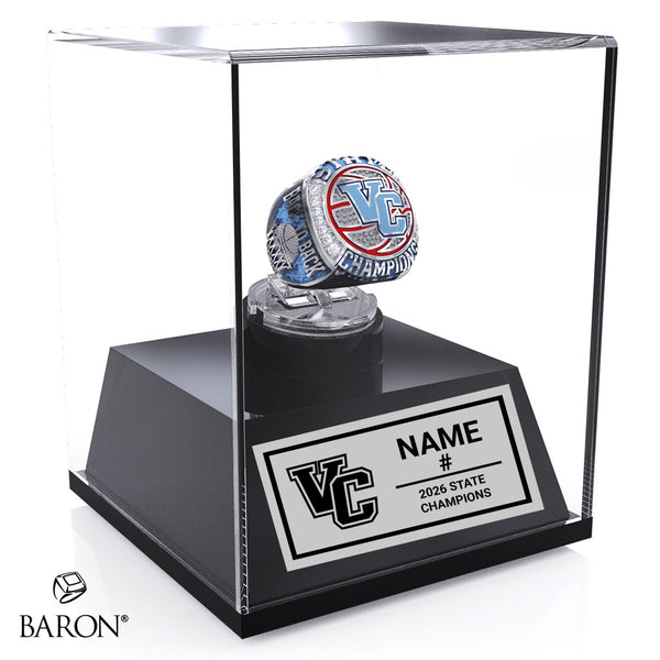 Valley City High School Girls Basketball 2026 Championship Display Case