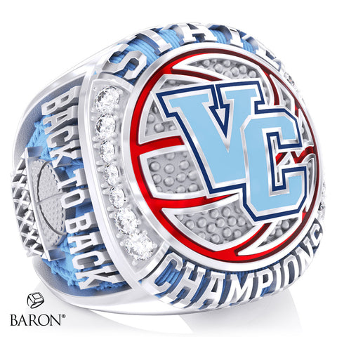 Valley City High School Girls Basketball 2026 Championship Ring - Design 1.1