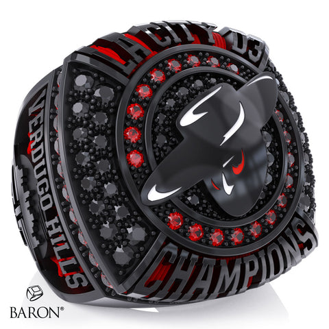 Verdugo Hills High School Boys Basketball 2026 Championship Ring - Design 1.3