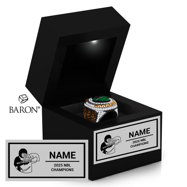 WTBD 2025 NBL Championship Black LED Ring Box