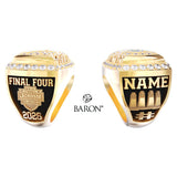 William Penn Men's Lacrosse 2026 Championship Ring - Design 1.3