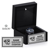Wilmington Sharks Baseball 2026-Championship Black LED Ring Box