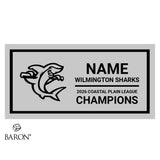 Wilmington Sharks Baseball 2026 Championship Black LED Ring Box
