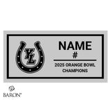 Yorba Linda Colts Football 2025 Championship Black Standard Window Ring Box