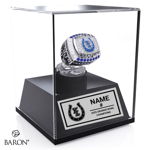 Yorba Linda Colts Football 2025 Championship Display Case