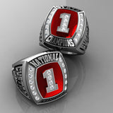 Championship Hockey Ring with Glass Enamel